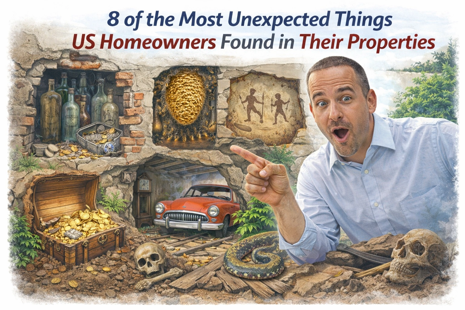 8 of the Most Unexpected Things US Homeowners Found in Their Properties