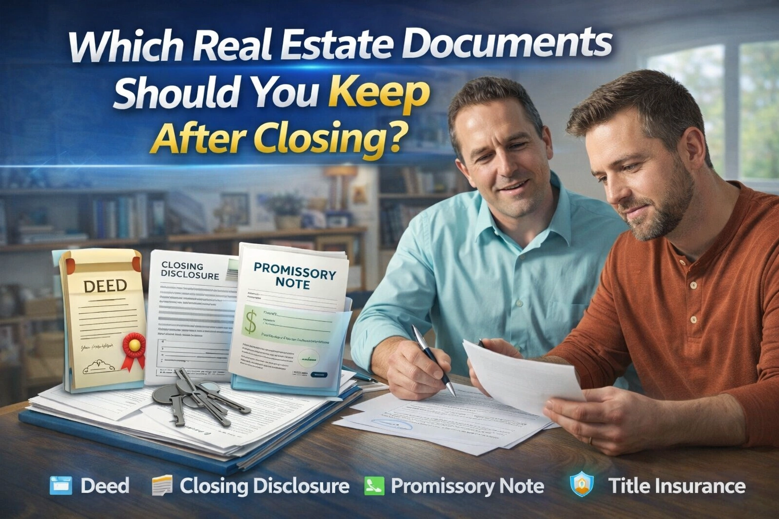 Which Real Estate Documents Should You Keep After Closing?