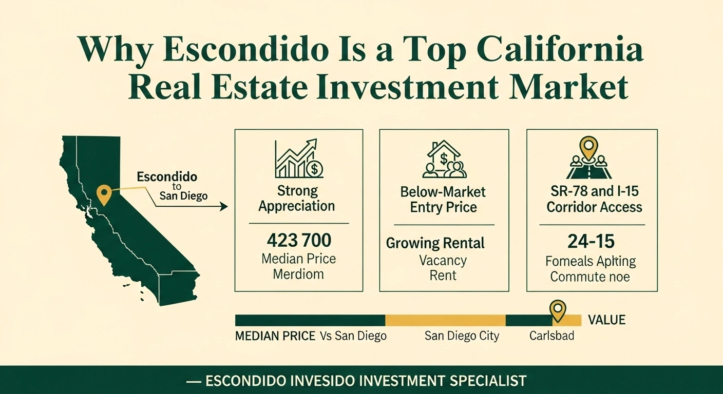 Why Escondido Is One of California's Best Real Estate Investment Markets