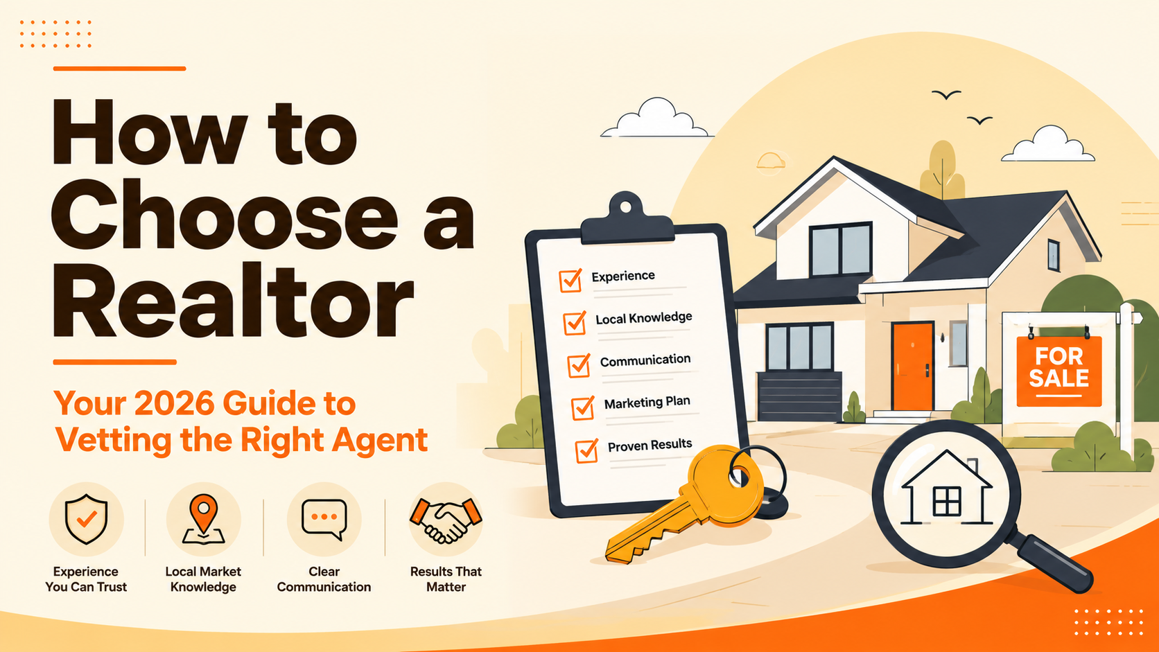 Interactive checklist for choosing the right realtor