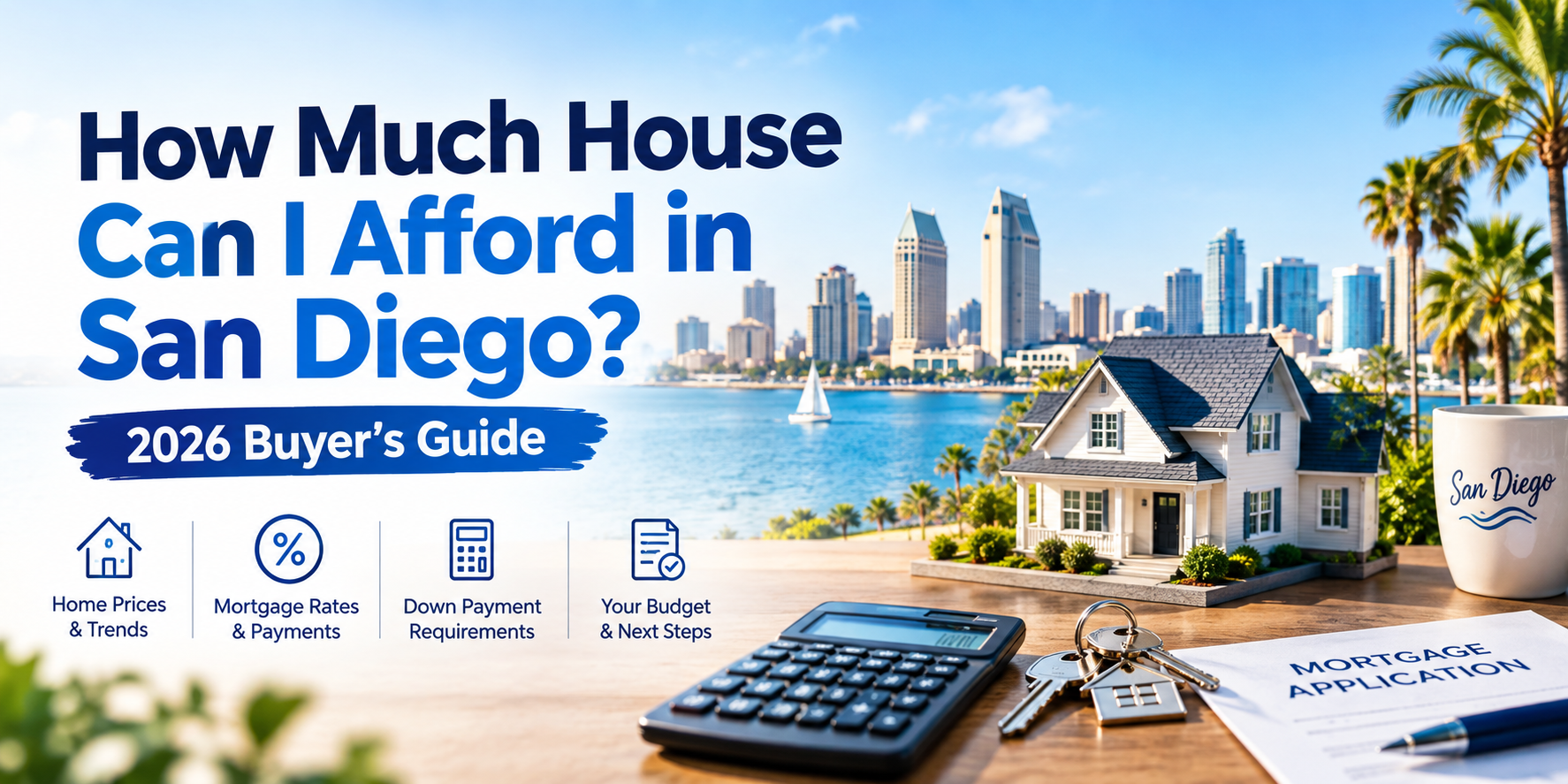 San Diego neighborhood of single-family homes representing 2026 housing affordability